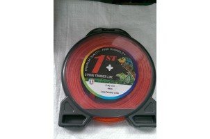 Леска, волосінь косильна 2,4 мм 44 метра кручена Франція